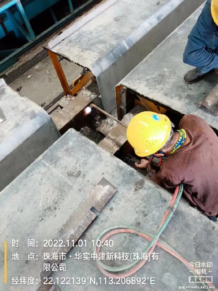 珠海华石中建双T板模具制作现场